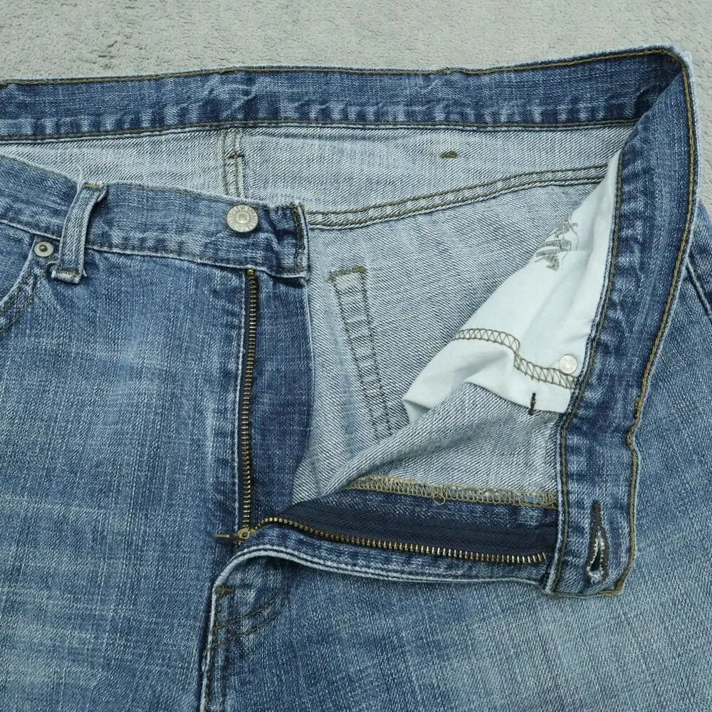 Levi's 559 Jeans Mens Size 38x30 Blue Relaxed Fit 100% Cotton Denim Timeworn
